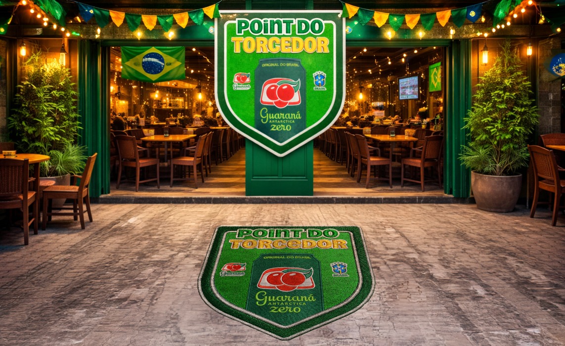 Guaraná Antarctica fecha Alameda Prudente de Moraes em parceria com bares para jogos da Seleção com estrutura para torcedores