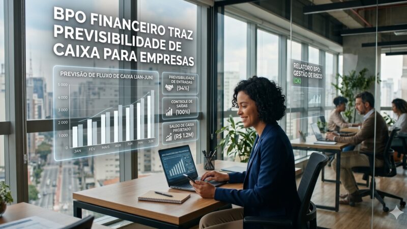 BPO financeiro traz previsibilidade de caixa para empresas
