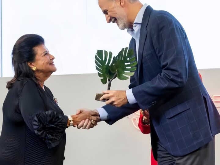 Luiza Helena Trajano recebe o South Summit Leadership Award