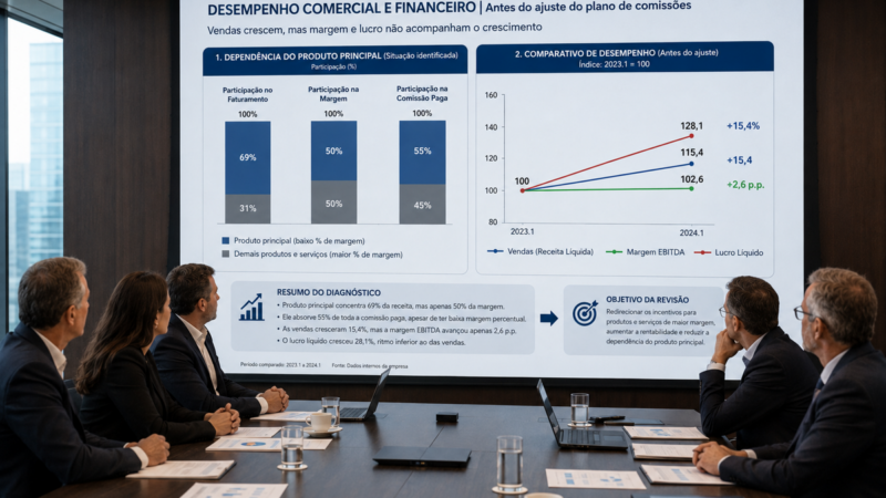 Varejista reformula plano de comissões para proteger margem