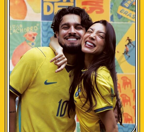 Cabine fotográfica une clima da Copa do Mundo e do Dia dos Namorados no City Center