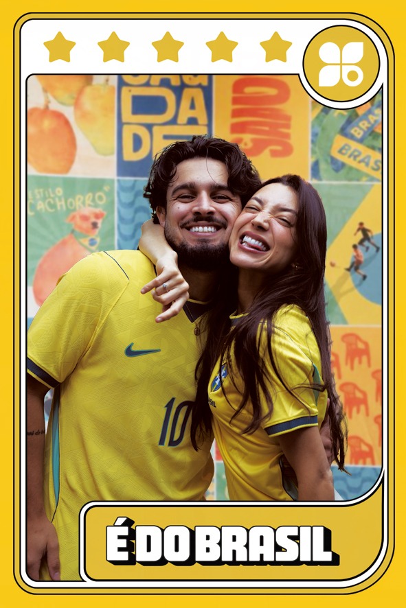 Cabine fotográfica une clima da Copa do Mundo e do Dia dos Namorados no City Center