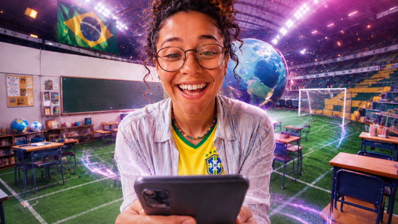 Copa do Mundo inspira atividades com apoio da IA
