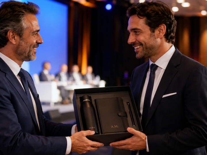 Empresas usam brindes para valorizar palestrantes em eventos
