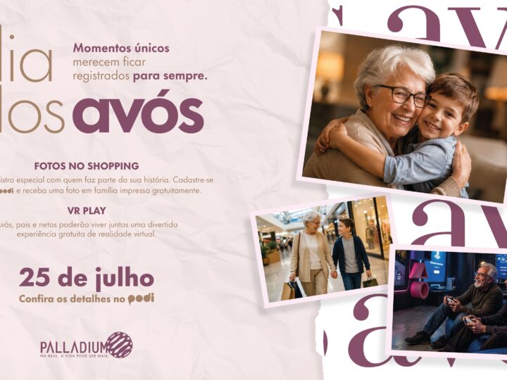 Dia dos Avós: Palladium Curitiba promove experiências gratuitas para aproximar gerações