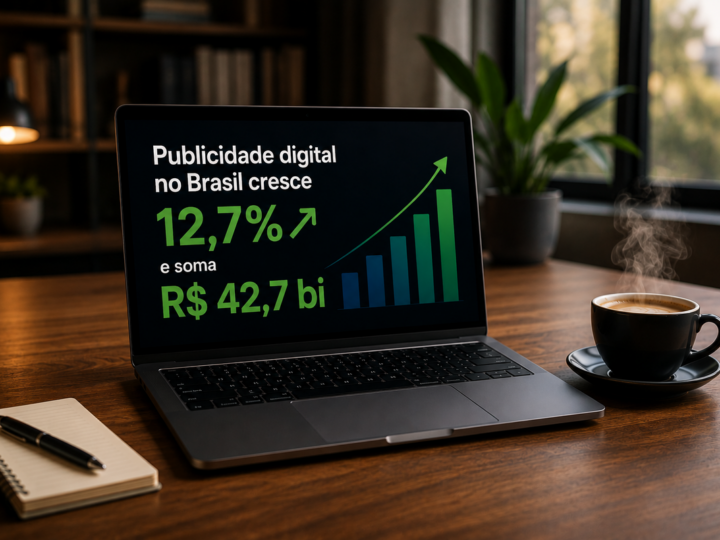 Publicidade digital no Brasil cresce 12,7% e soma R$ 42,7 bi