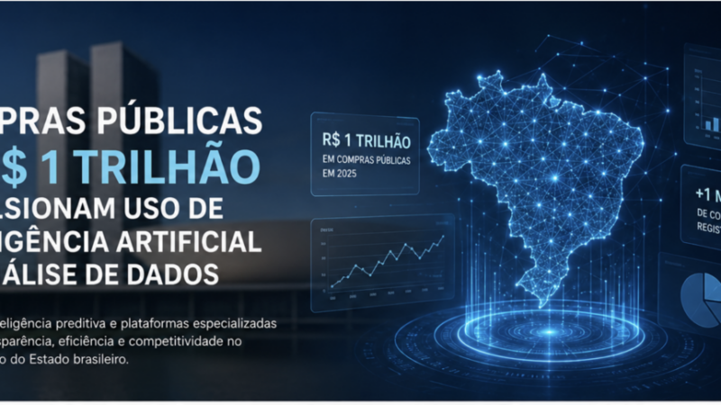 Compras públicas de R$ 1 trilhão impulsionam uso de IA