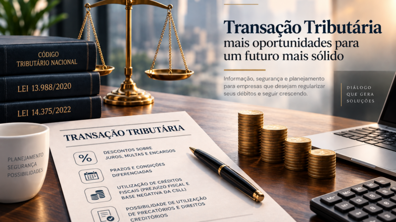 Transação tributária permite negociar dívidas com descontos