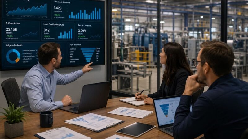 Indústrias revêm escolha de agência de marketing industrial
