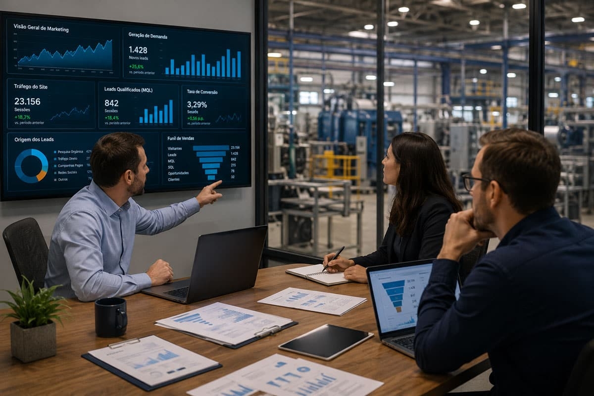 Indústrias revêm escolha de agência de marketing industrial