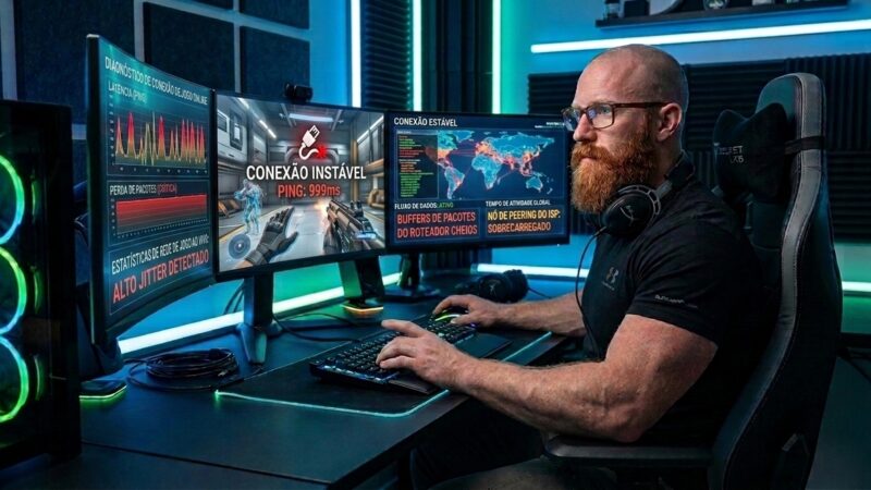 Resolva o Ping alto e lag que atrapalham as suas partidas