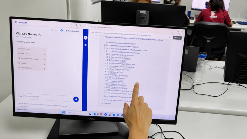 Nomus leva ERP industrial à sala de aula
