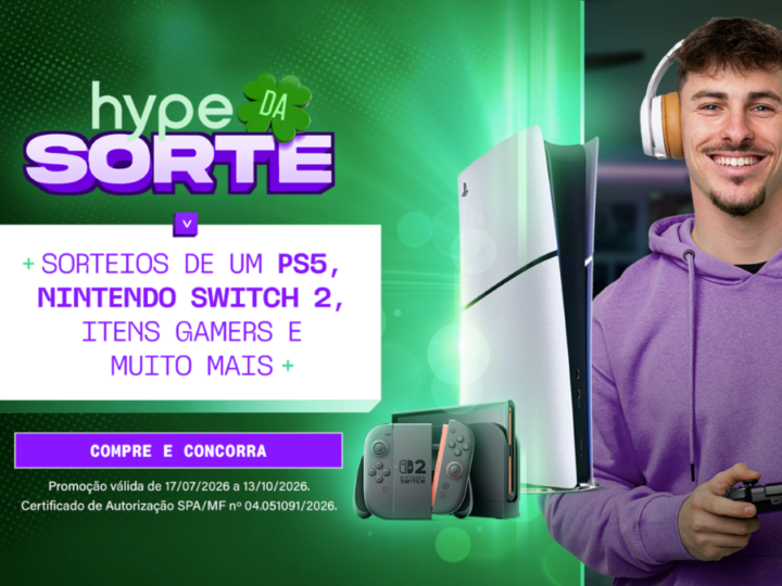 Hype Games distribui mais de 800 prêmios em ação para gamers