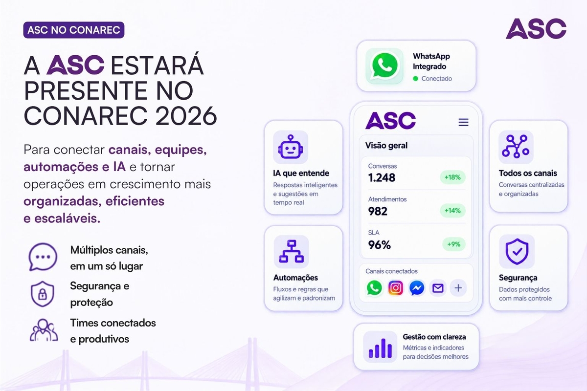 ASC leva organização do atendimento digital ao CONAREC 2026