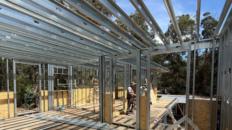 Steel Frame acelera reconstrução após desastres naturais