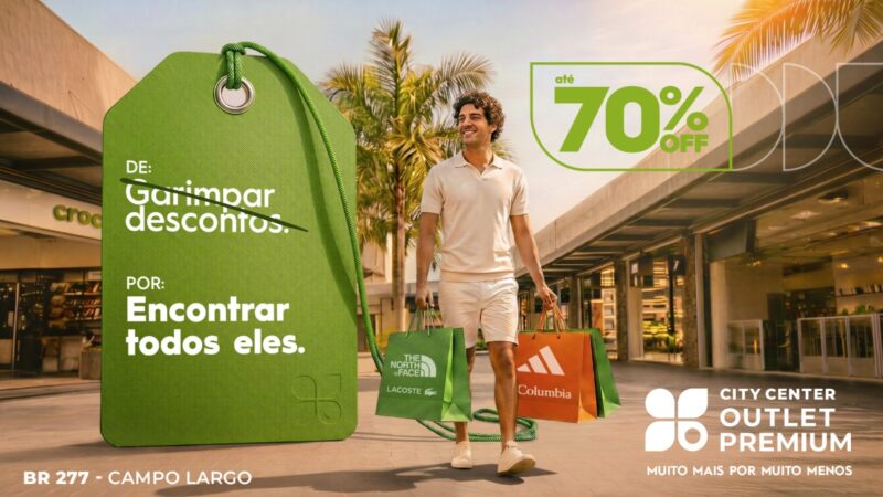 A psicologia do bom negócio: City Center Outlet Premium lança campanha focada no consumo inteligente e na autonomia do cliente