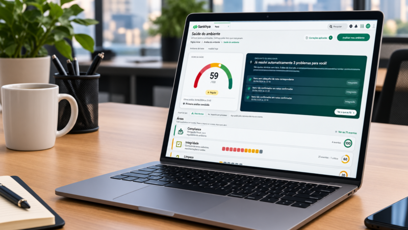 Sankhya lança IA que audita e monitora o ERP continuamente