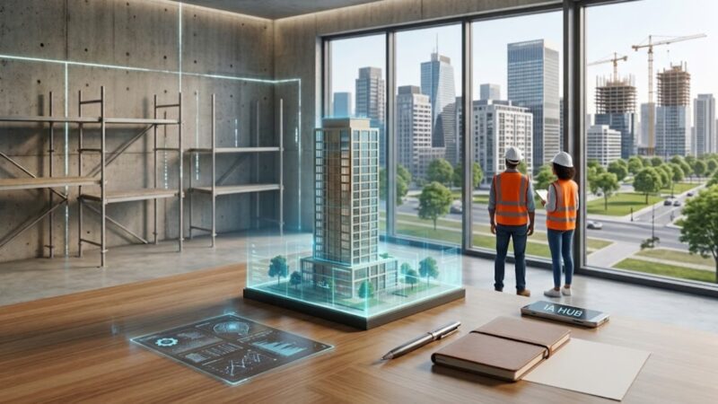 Industrialização e IA transformam construção civil