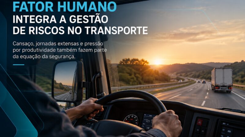 Fator humano integra a gestão de riscos no transporte