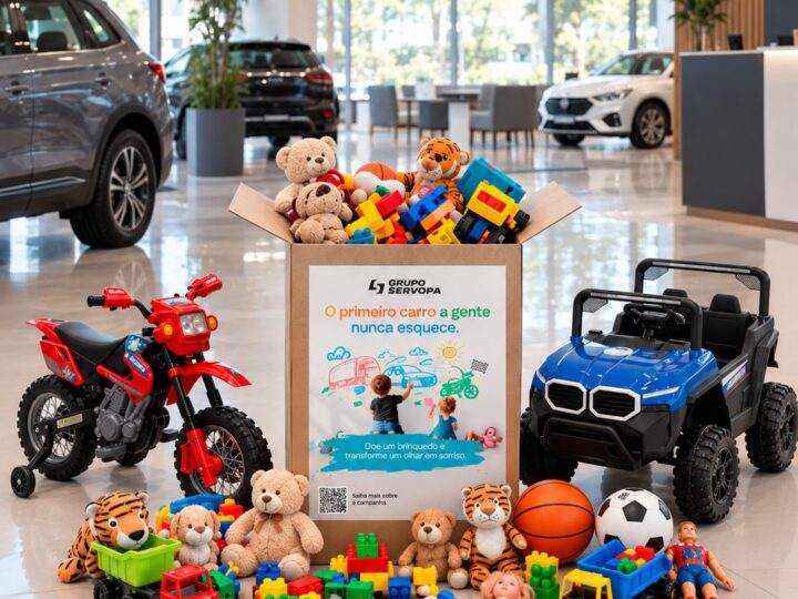 Grupo Servopa arrecada milhares de brinquedos e beneficia instituições sociais no Paraná