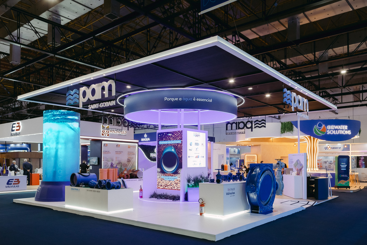 PAM Saint-Gobain conquista dois prêmios nas FENASAN 2026