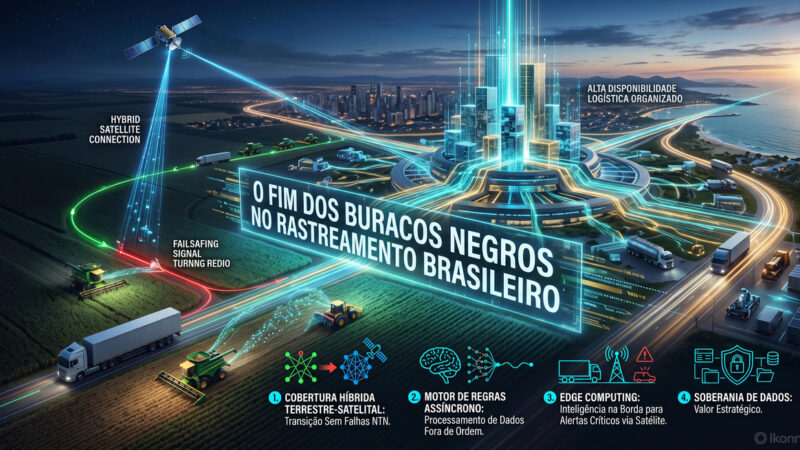 Satélite redesenha rastreamento em 80% do Brasil